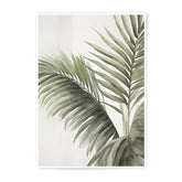 Palm Leaf Photographic Print, Tropical Wall Art, Botanical Decor, Modern Home Decor, Nature Photography, Calming Wall Art, Minimalist - Tawshia